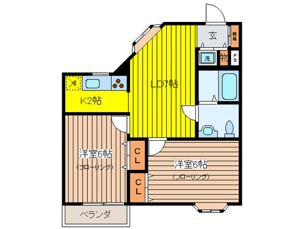 マインド和亜の物件間取画像